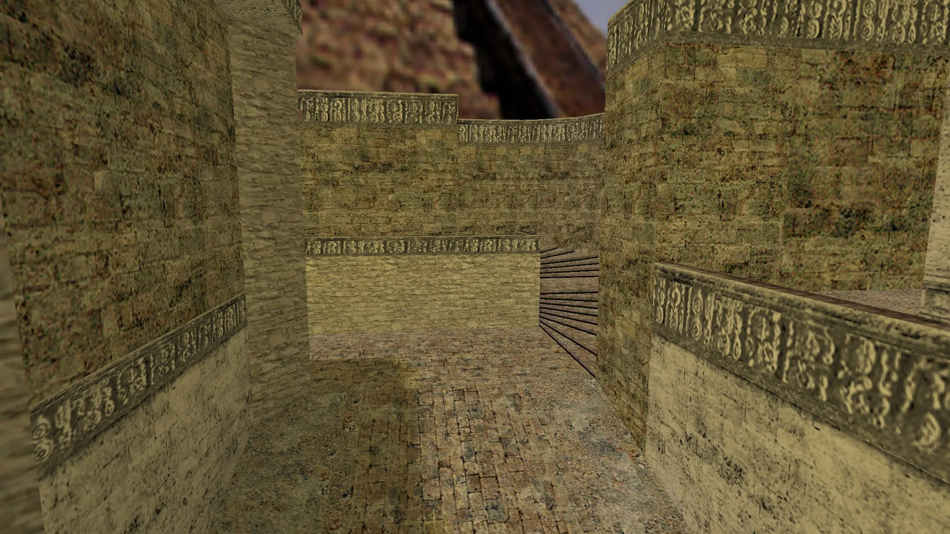 Скриншот  de_chaac карта для CS 1.6: тактика, точки, .nav для ботов, баланс сторон и оптимизация