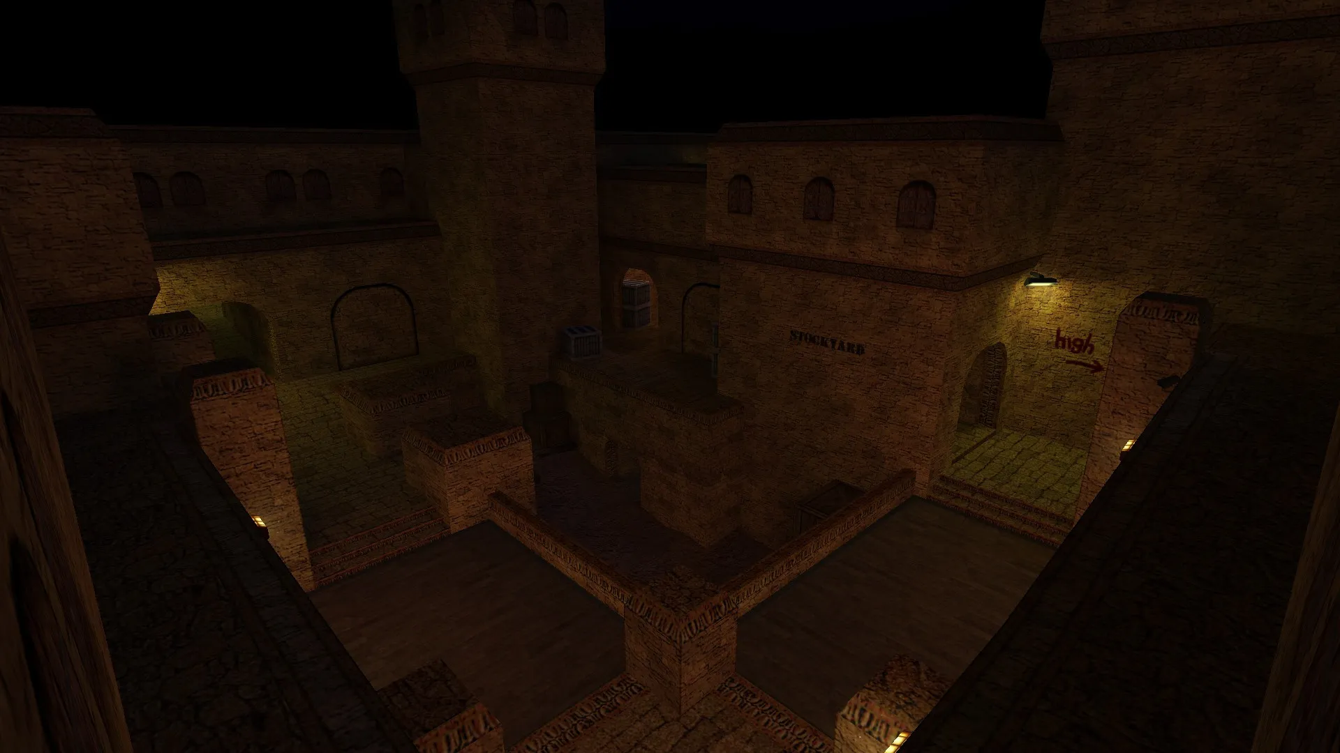 Скриншот  Карта de_drastic для CS 1.6: точки, маршруты, .nav для ботов и оптимизация wpoly/epoly