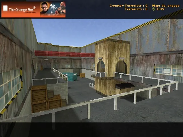 Скриншот  de_engage для CS 1.6: баланс сторон, точки под заходы, .nav для ботов и оптимизация