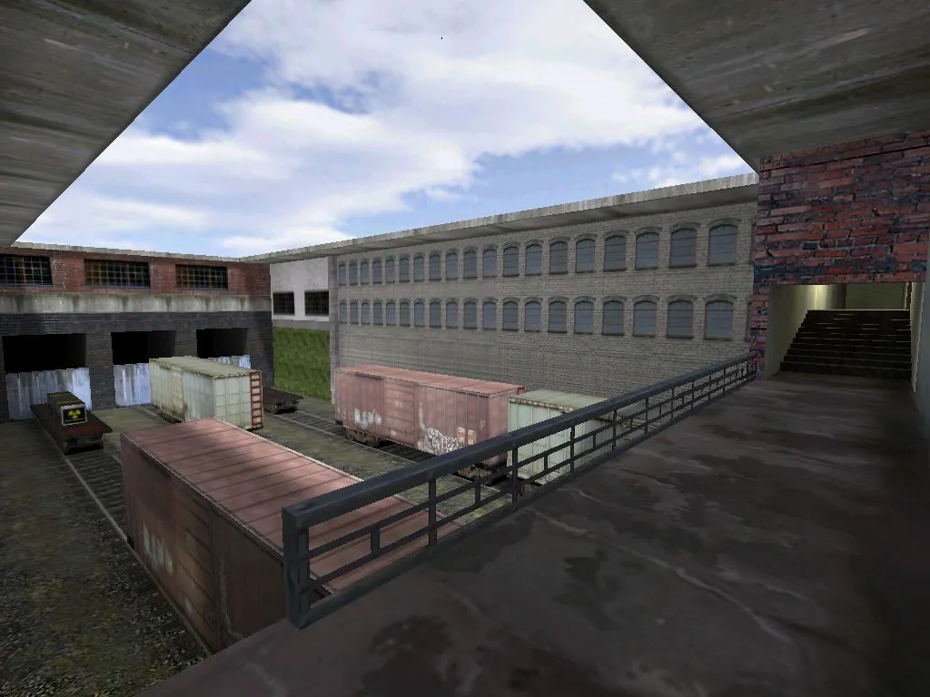 Скриншот  Карта de_nine для CS 1.6: Тактический анализ и особенности