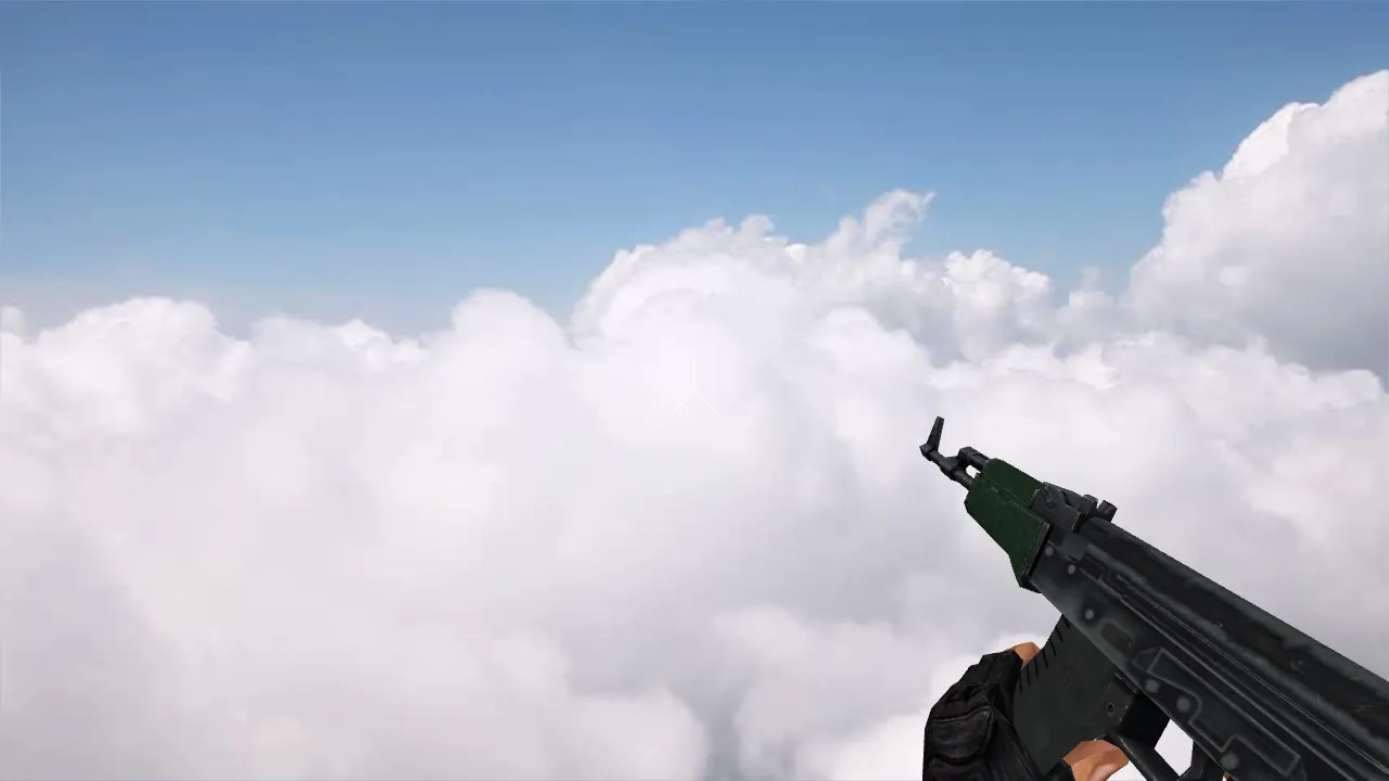 Скриншот Модель Default AK-47 First Class v_ и p_ для CS 1.6: звуки, осмотр, текстуры и настройка оружия