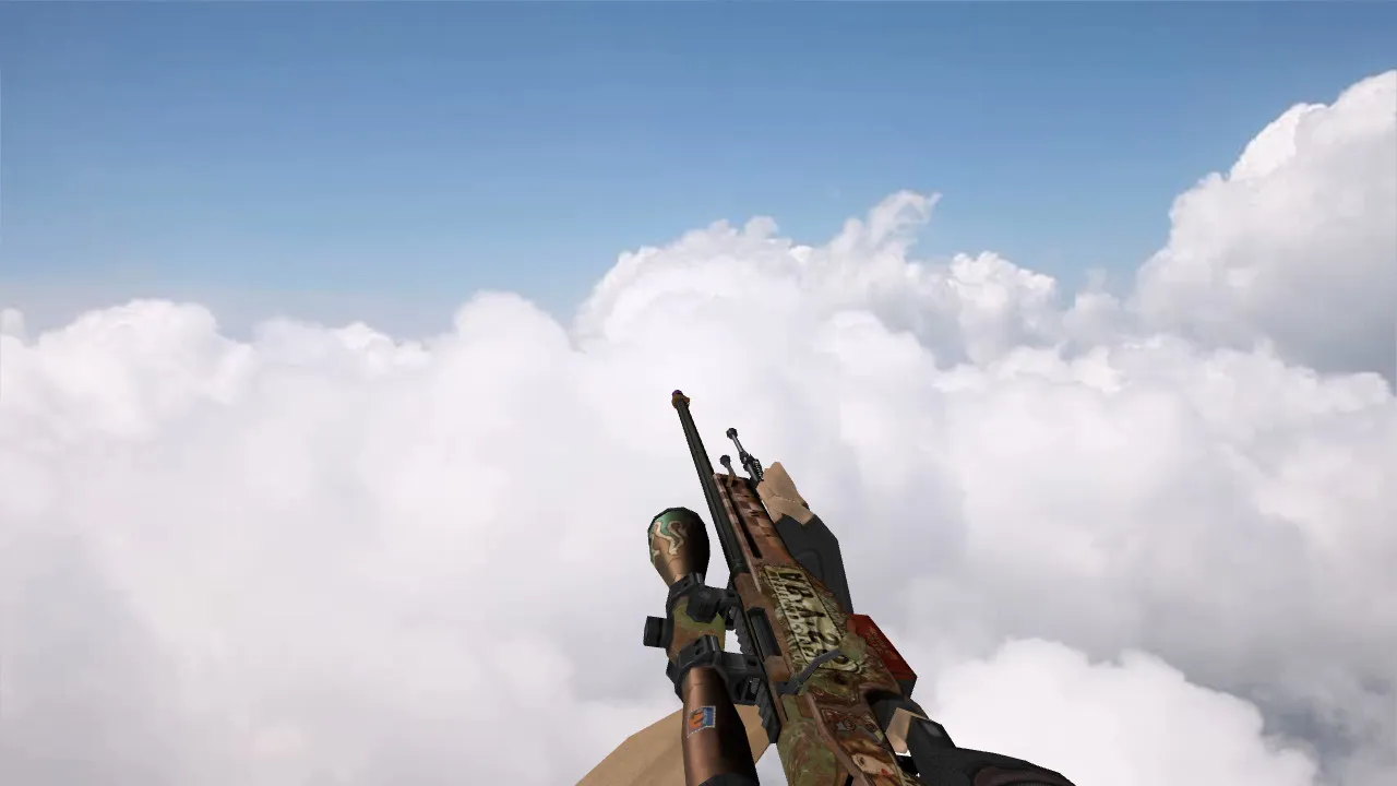 Скриншот Модель «AWP Road Warrior» для CS 1.6 — Оружие с уникальным дизайном