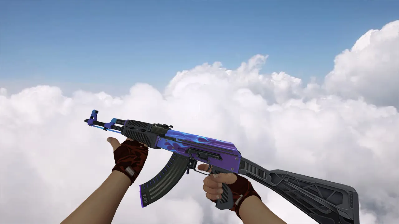 Скриншот Модель «AK-47 Road Hog Purple» (v_, p_, w_) для CS 1.6: звуки, осмотр, текстуры и настройка