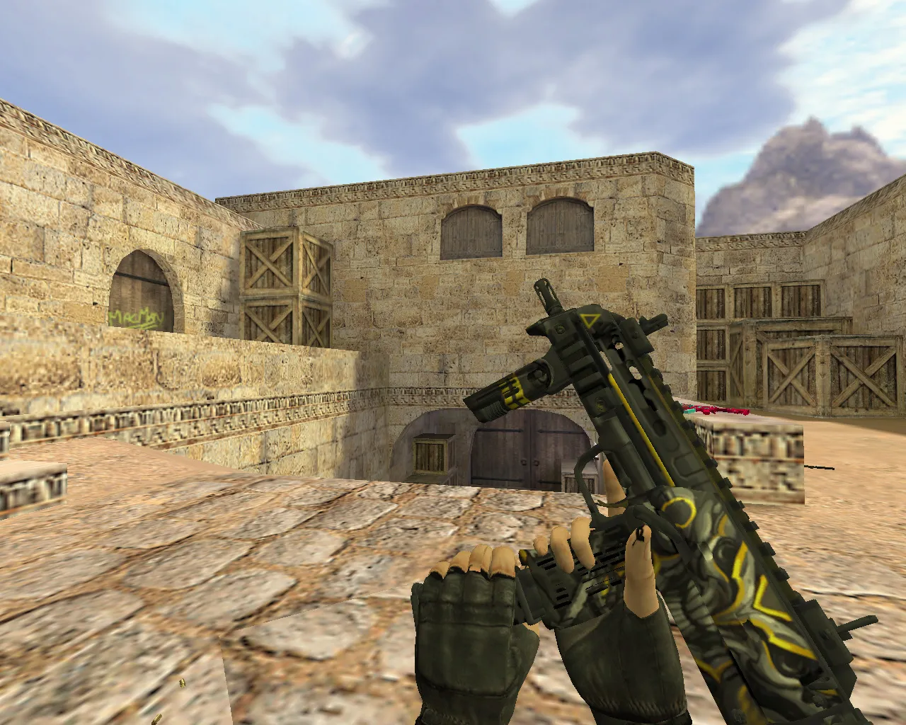 Скриншот Модель «MP7 Заклятый враг» для CS 1.6 - Погрузитесь в игровой процесс