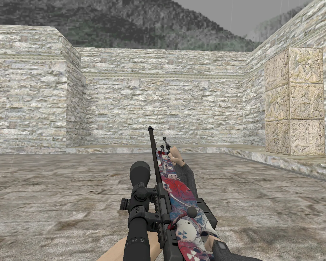 Скриншот Модель «AWP «Ахерон»» для CS 1.6 - Высокое качество и точность