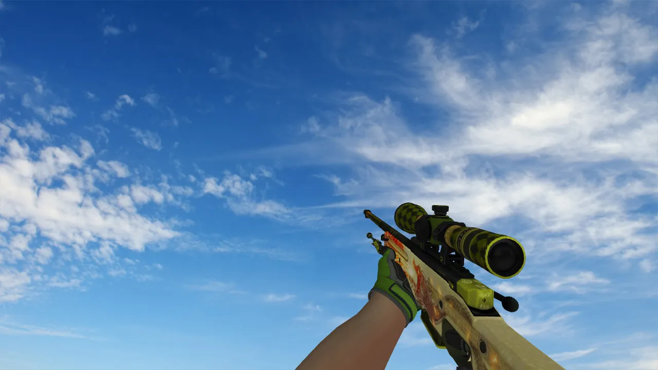 Скриншот Пак моделей Specialist Gloves Emerald Web Pack для CS 1.6: v_/p_/w_ модели, звуки, анимация осмотра и качество текстур