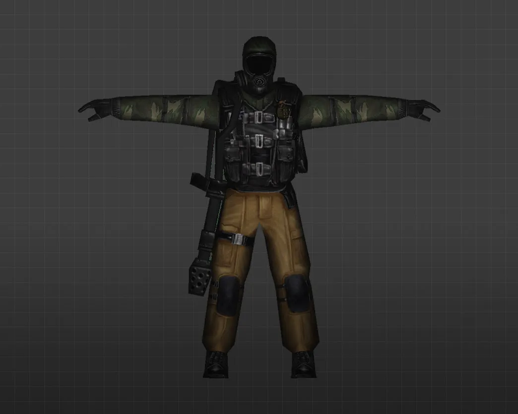 Скриншот Модель «Огнеметчик» для CS 1.6 - Уникальный скин для настоящих геймеров