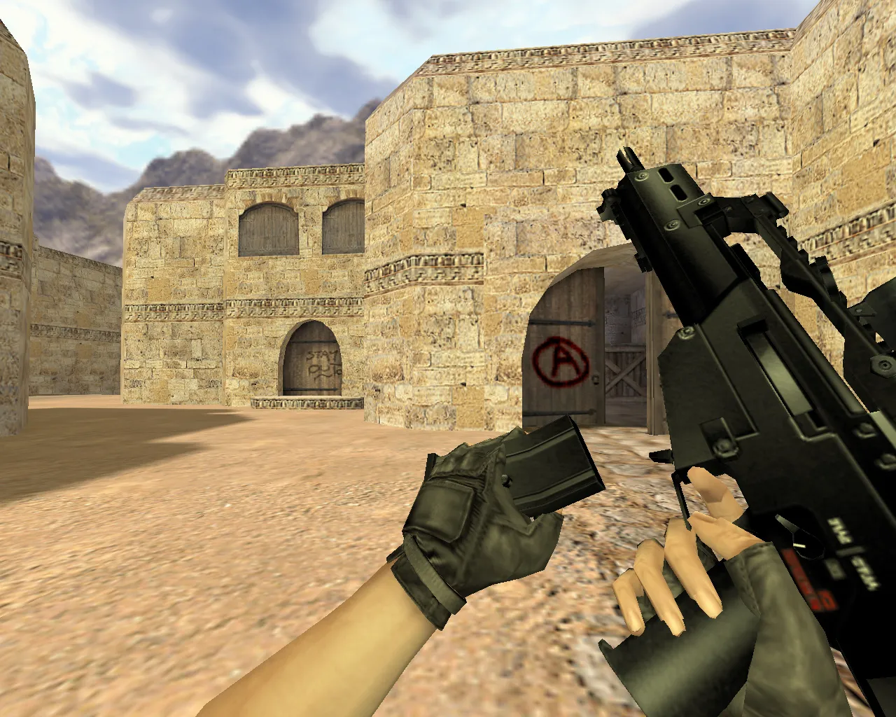 Скриншот Модель G36 Немецкий спецназ для CS 1.6 - Качественные текстуры и звук