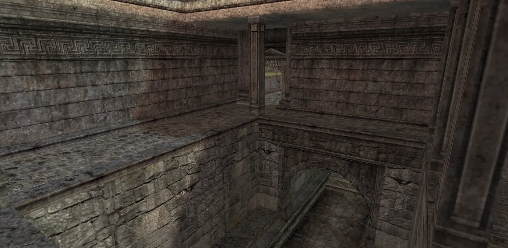 Скриншот  de_forsaken карта для CS 1.6: точки, маршруты, оптимизация, .nav для ботов и настройки под серв