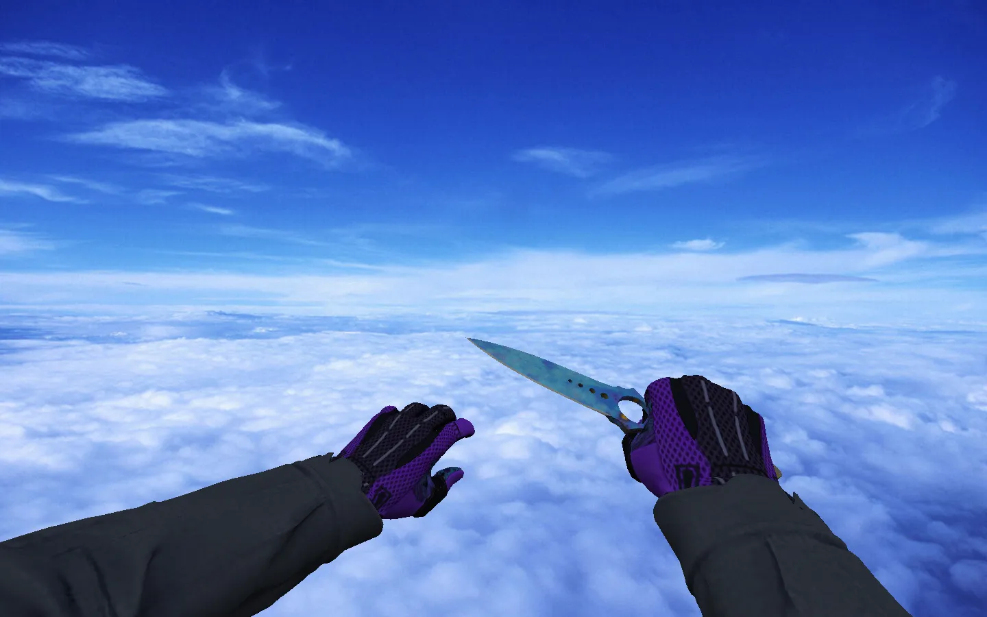 Скриншот  Пак ★ Спортивные перчатки | Ящик пандоры (рукава CT SAS) для CS 1.6: v_/p_/w_ модели, звуки, осмотр, уникальные скины