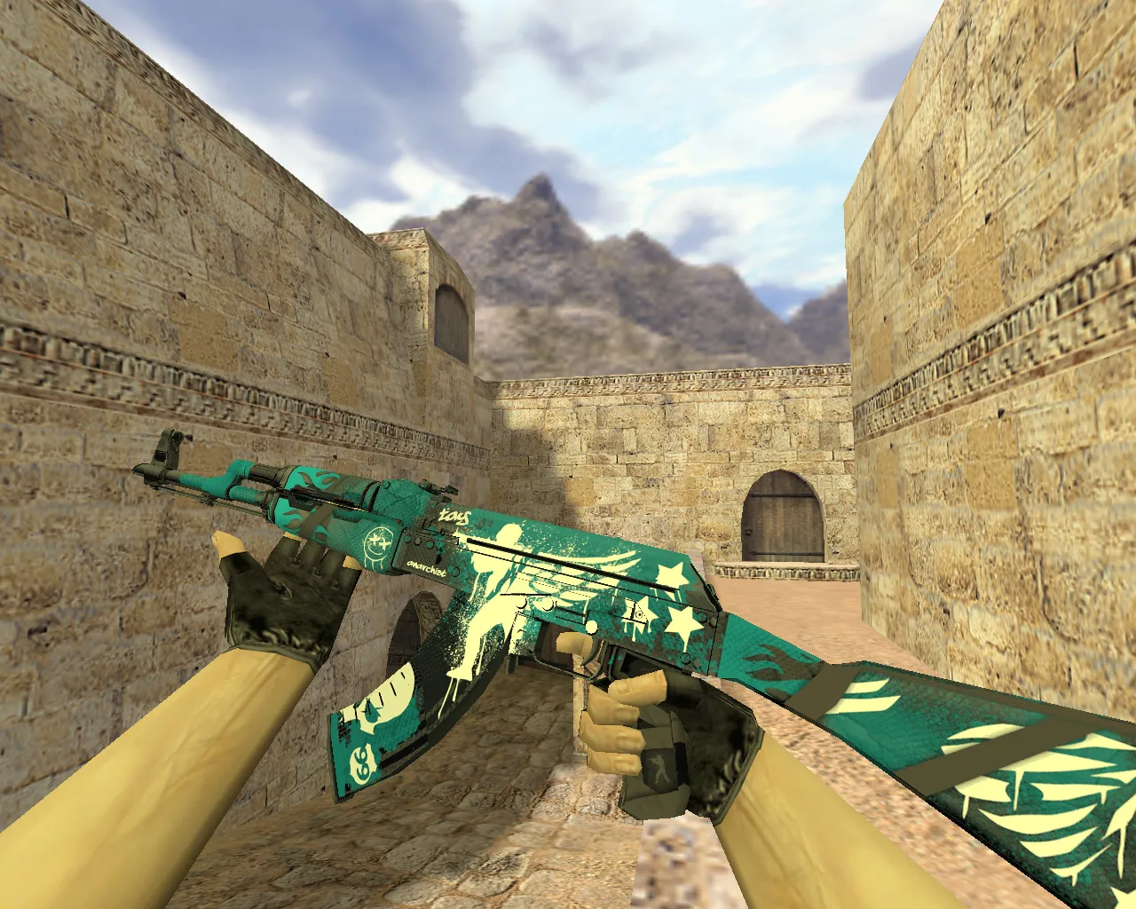 Скриншот Модель «АК-47 Крылья спецназа» для CS 1.6 - Высокое качество и уникальность