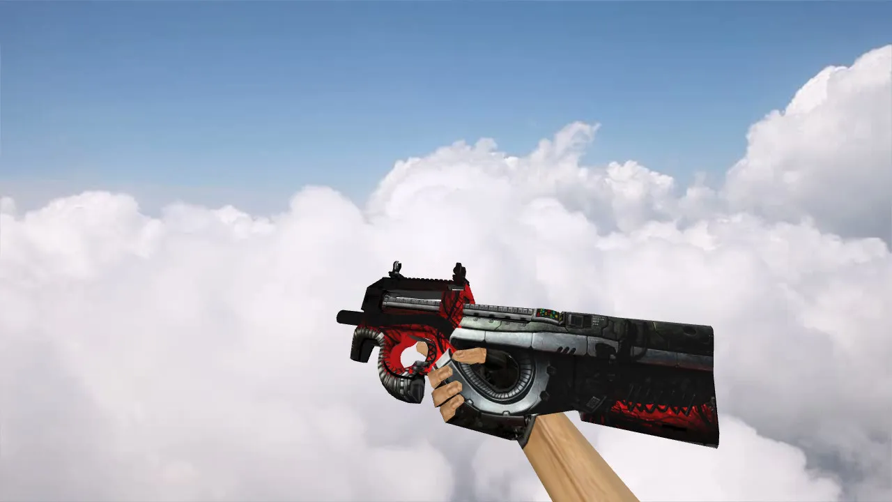 Скриншот Модель P90 Eye Spy для CS 1.6 - Уникальный скин для вашего оружия