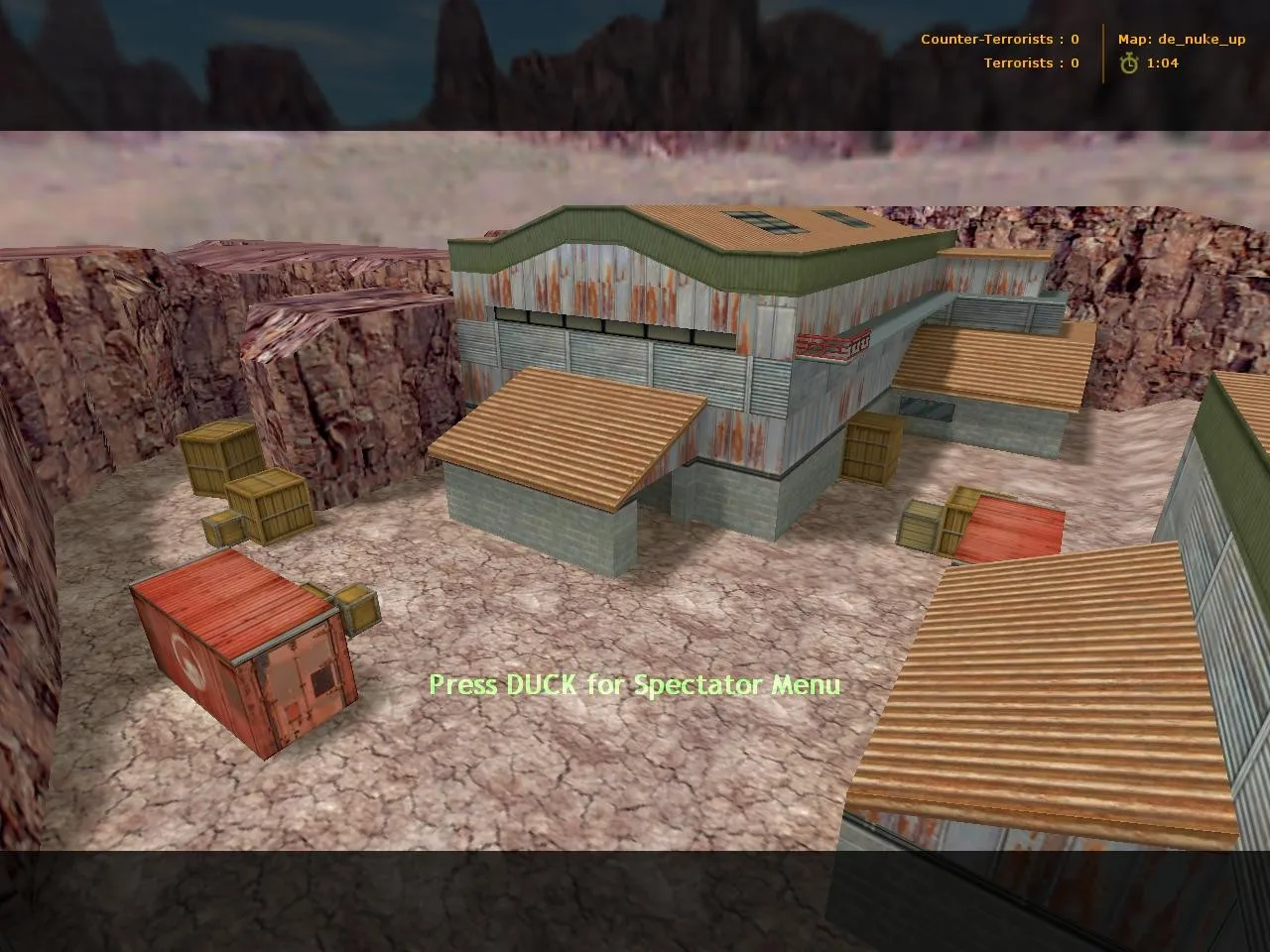 Скриншот  Карта de_nuke_up для CS 1.6: Тактика и особенности