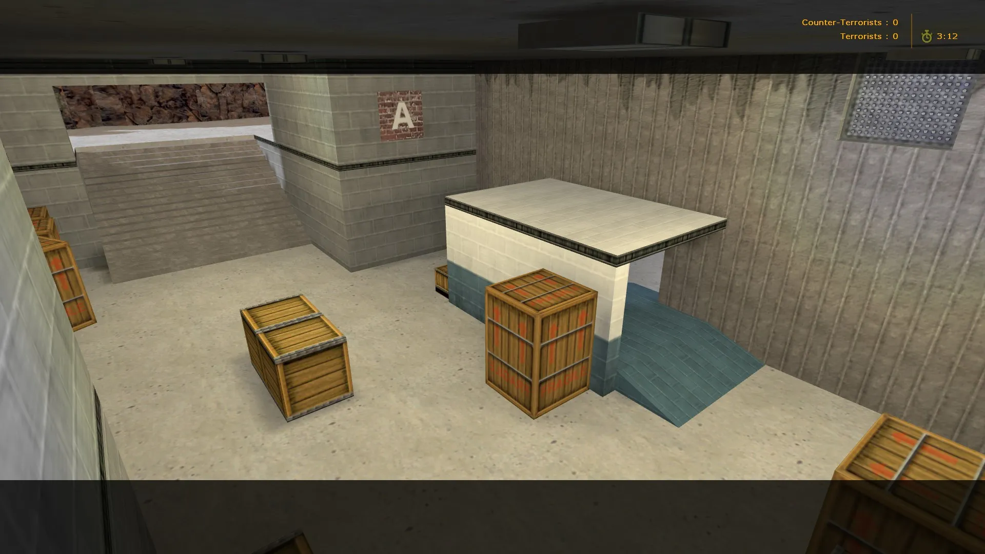 Скриншот  Карта de_fallout_2x2 для CS 1.6: точки, тактика за T/CT, оптимизация и .nav для ботов