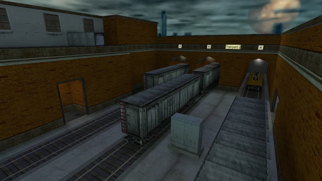 Скриншот  Карта de_trainyard_se для CS 1.6: Тактика и особенности
