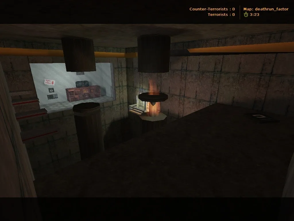 Скриншот  deathrun_factor для CS 1.6: карты deathrun, тактика за терр/контр, боты .nav, оптимизация