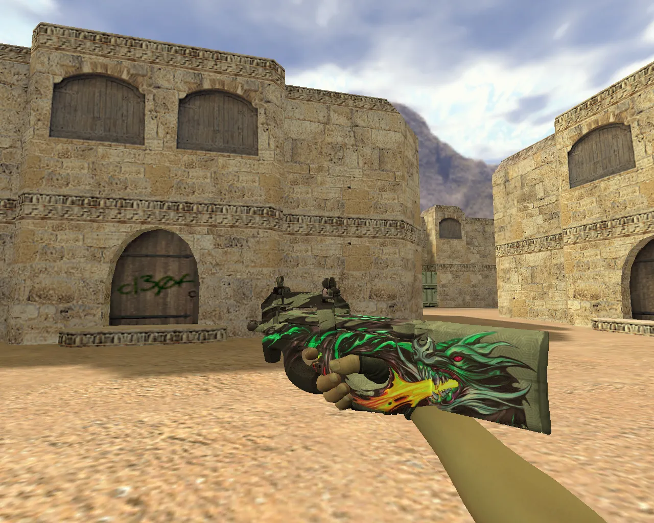 Скриншот Модель «P90 Горыныч» для CS 1.6 - Качественная замена