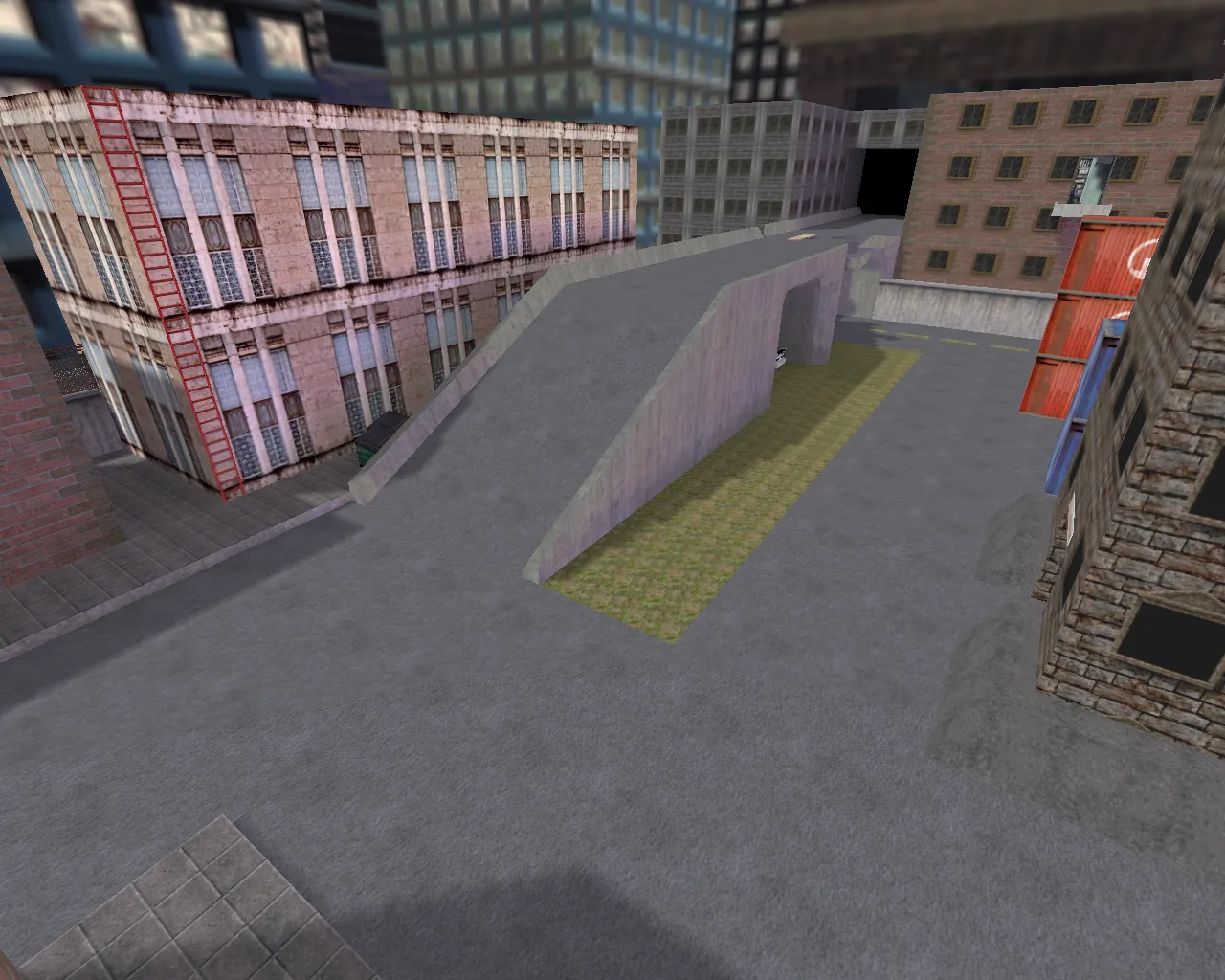 Скриншот  Карта cs_assault_mega для CS 1.6: точки, маршруты, .nav для ботов и оптимизация