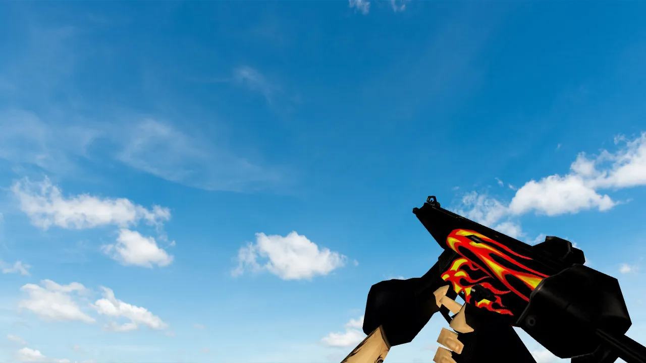 Скриншот Модель MP5 Firestyle для CS 1.6 - Оружие с уникальным стилем