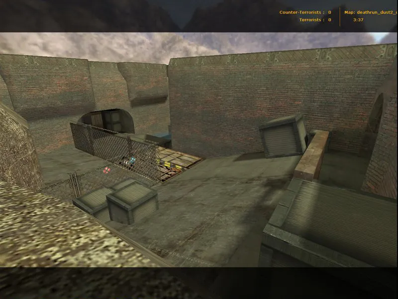 Скриншот  deathrun_dust2_click21 для CS 1.6: тактика за Terror/CT, точки, боты и оптимизация карты