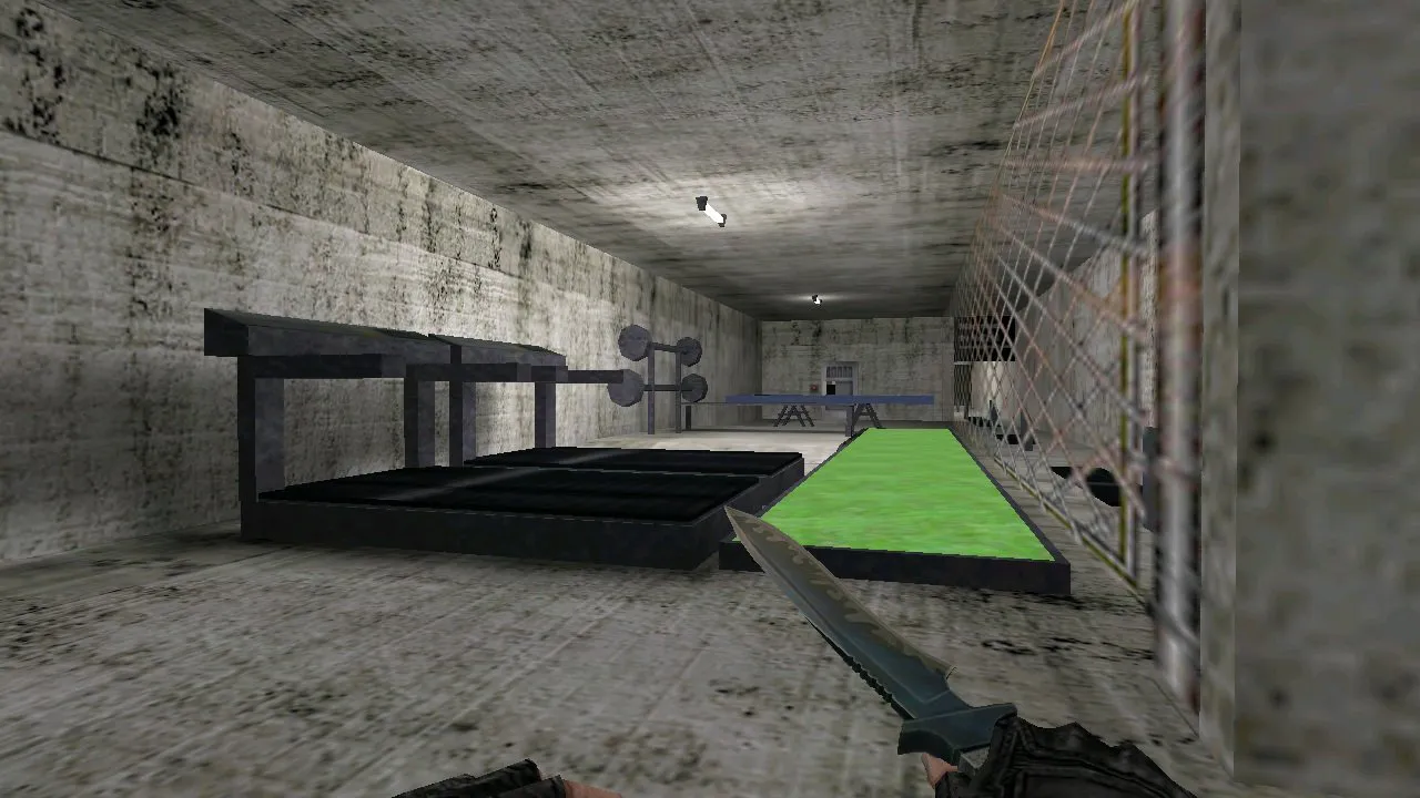 Скриншот  deathrun_alcatraz для CS 1.6: карта deathrun, тактические точки, .nav для ботов и оптимизация