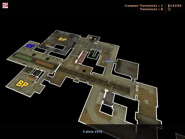 Скриншот  Карта de_hurge для CS 1.6 – Тактический обзор и особенности