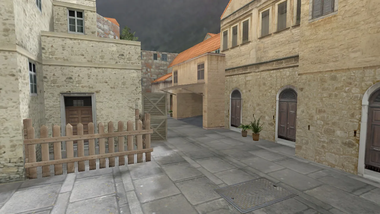 Скриншот  Карта de_toscana_cso для Counter-Strike 1.6: Анализ и Тактика