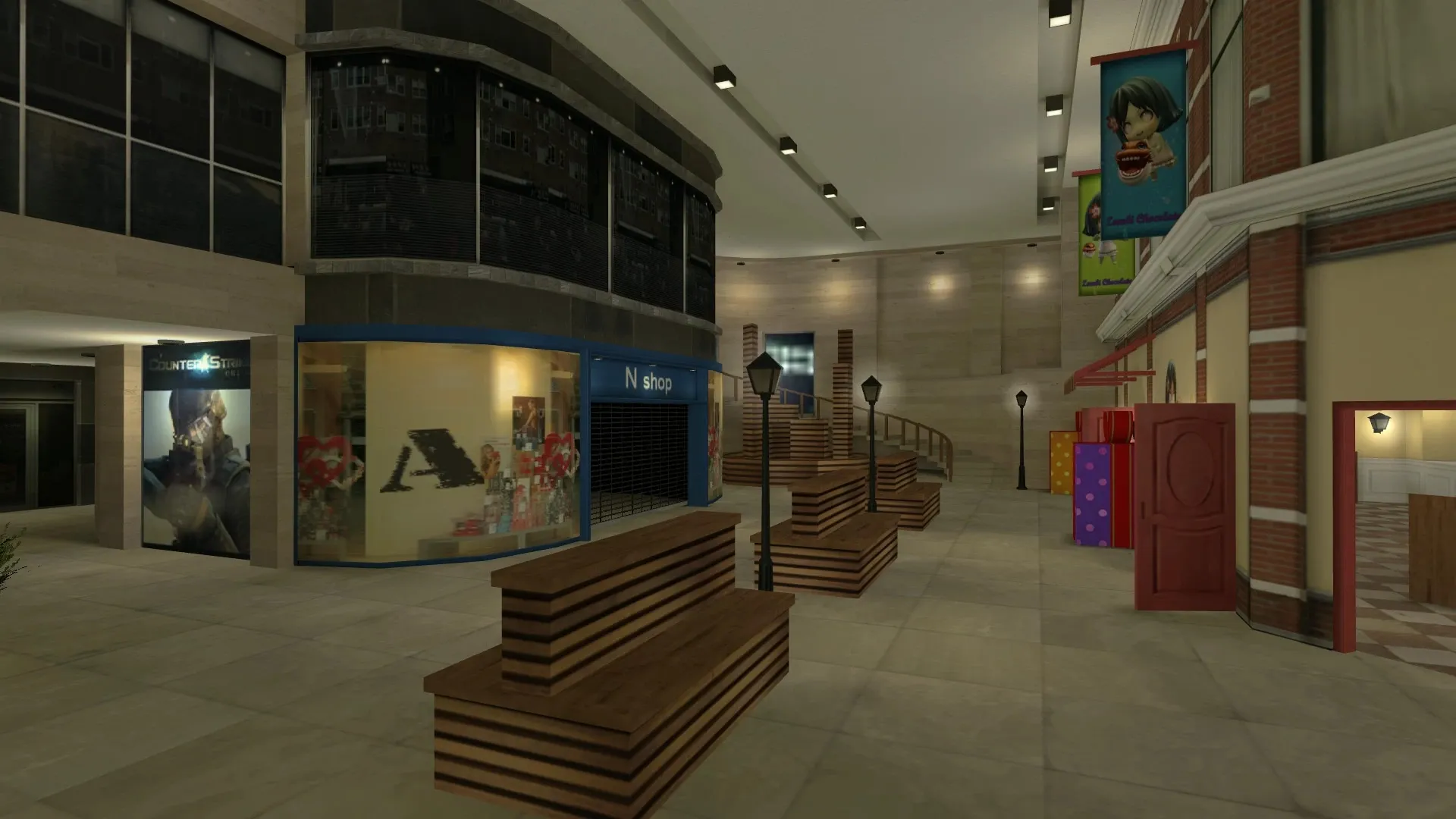 Скриншот  Карта de_skyscraper для Counter-Strike 1.6 – тактические особенности и советы