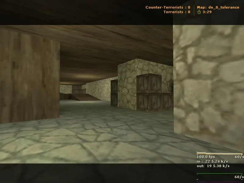 Скриншот  Карта de_0_tolerance для CS 1.6: точки, тактика за Т и за КТ, настройка сервера и ботов