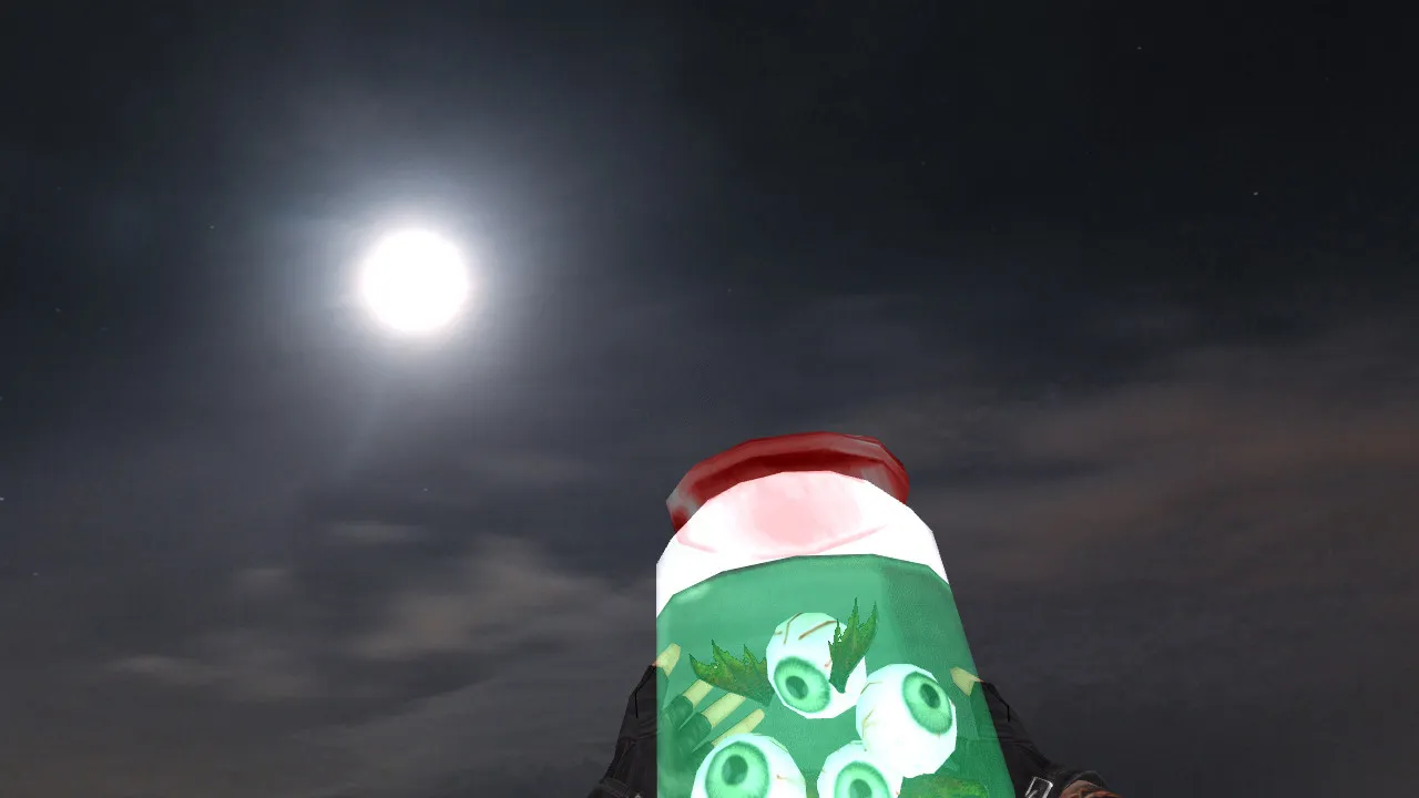 Скриншот Модель «Jar of Eyes» для CS 1.6: граната с v_, p_, w_ моделями, звуками и анимацией осмотра