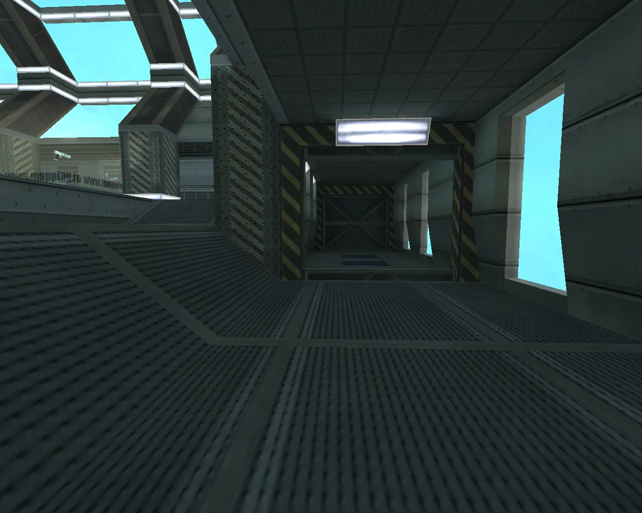 Скриншот  Карта awp_waterworld для CS 1.6: точки под AWP, маршруты, .nav и оптимизация wpoly/epoly