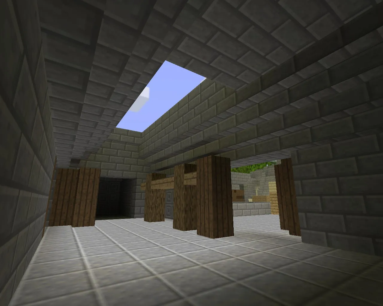 Скриншот  Карта de_aztec_minecraft для CS 1.6: точки, маршруты, .nav для ботов и оптимизация wpoly/epoly