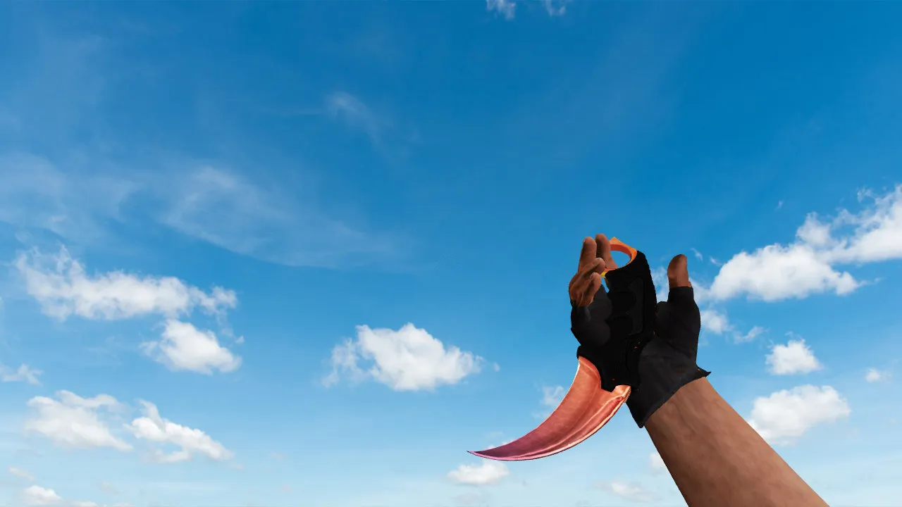 Скриншот Модель «Karambit Bronze» для CS 1.6: v_, p_, w_ нож, звуки, анимации и осмотр