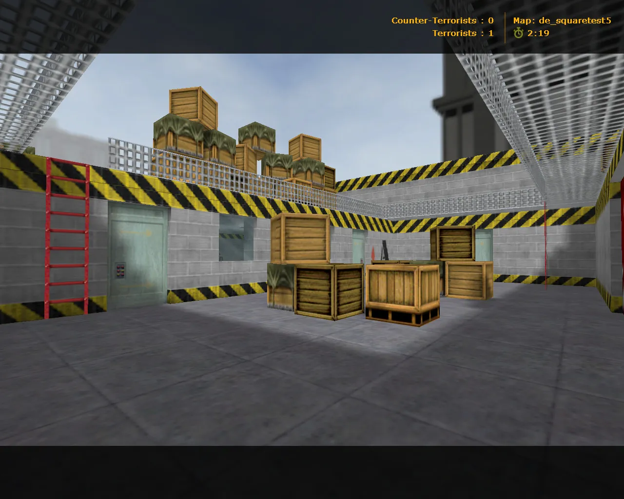 Скриншот  Карта de_squaretest5 для Counter-Strike 1.6: тактика и особенности