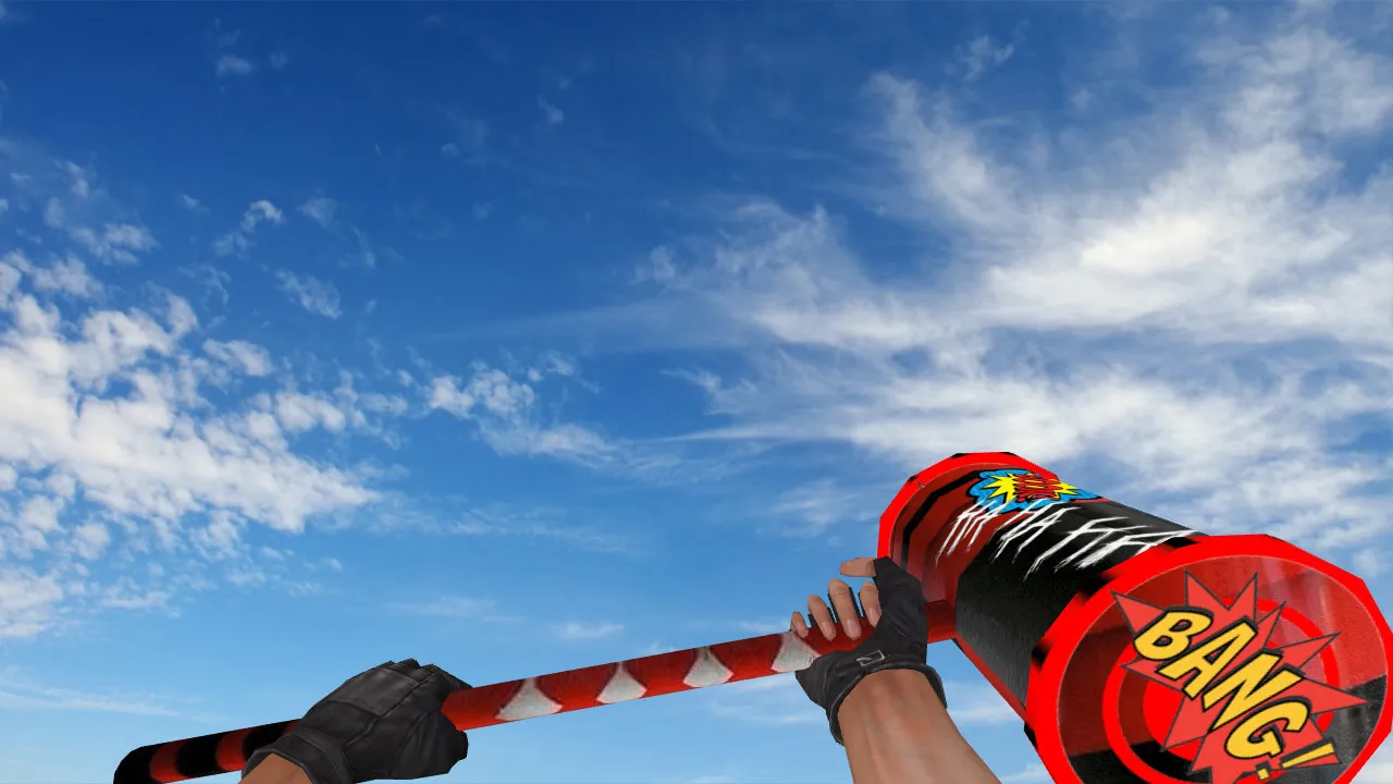 Скриншот Модель ножа «Hummer BANG» v_ для CS 1.6: p_ и w_ файлы, звуки, анимация осмотра, текстуры