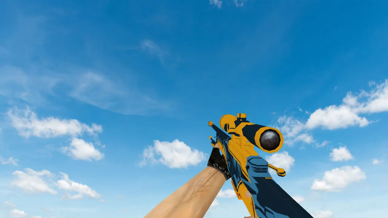 Скриншот Модель AWP Blue Angel для CS 1.6 - Улучшенная точность и стиль