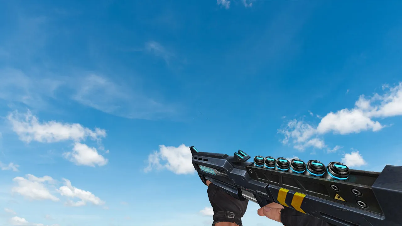 Скриншот Модель «CSO Rail Cannon» для CS 1.6 - Оружие с мощным дизайном