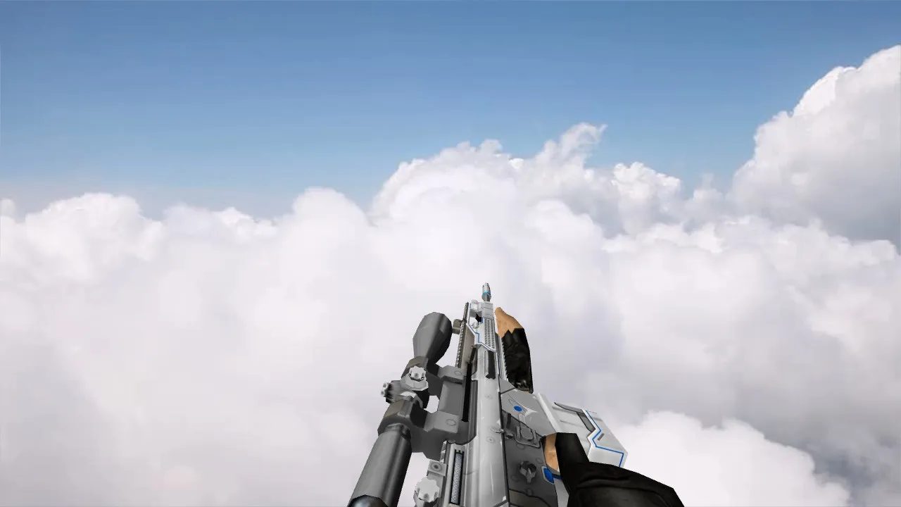 Скриншот Модель SCAR-20 Gemini для CS 1.6 - Качественные текстуры и анимации