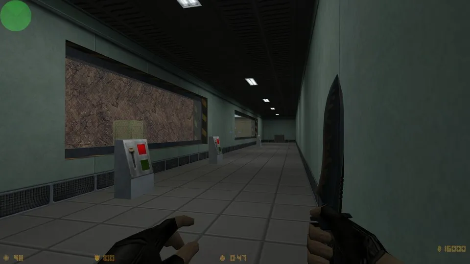 Скриншот  deathrun_toxic_pg для CS 1.6: карта для тренировки, тактика за CT и T, точки ловушек и прохождение