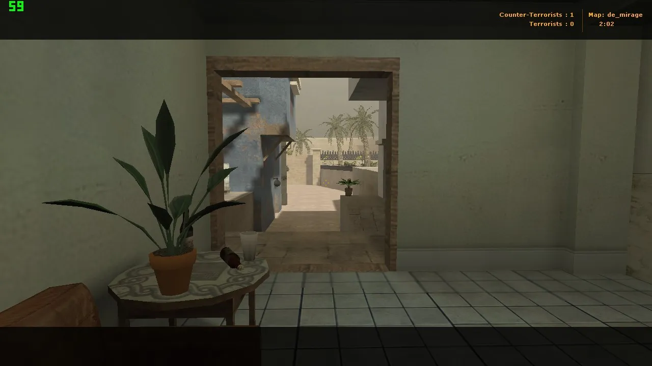 Скриншот  Карта cso_mirage для CS 1.6: точки, тактика за CT/T, .nav для ботов, оптимизация wpoly/epoly