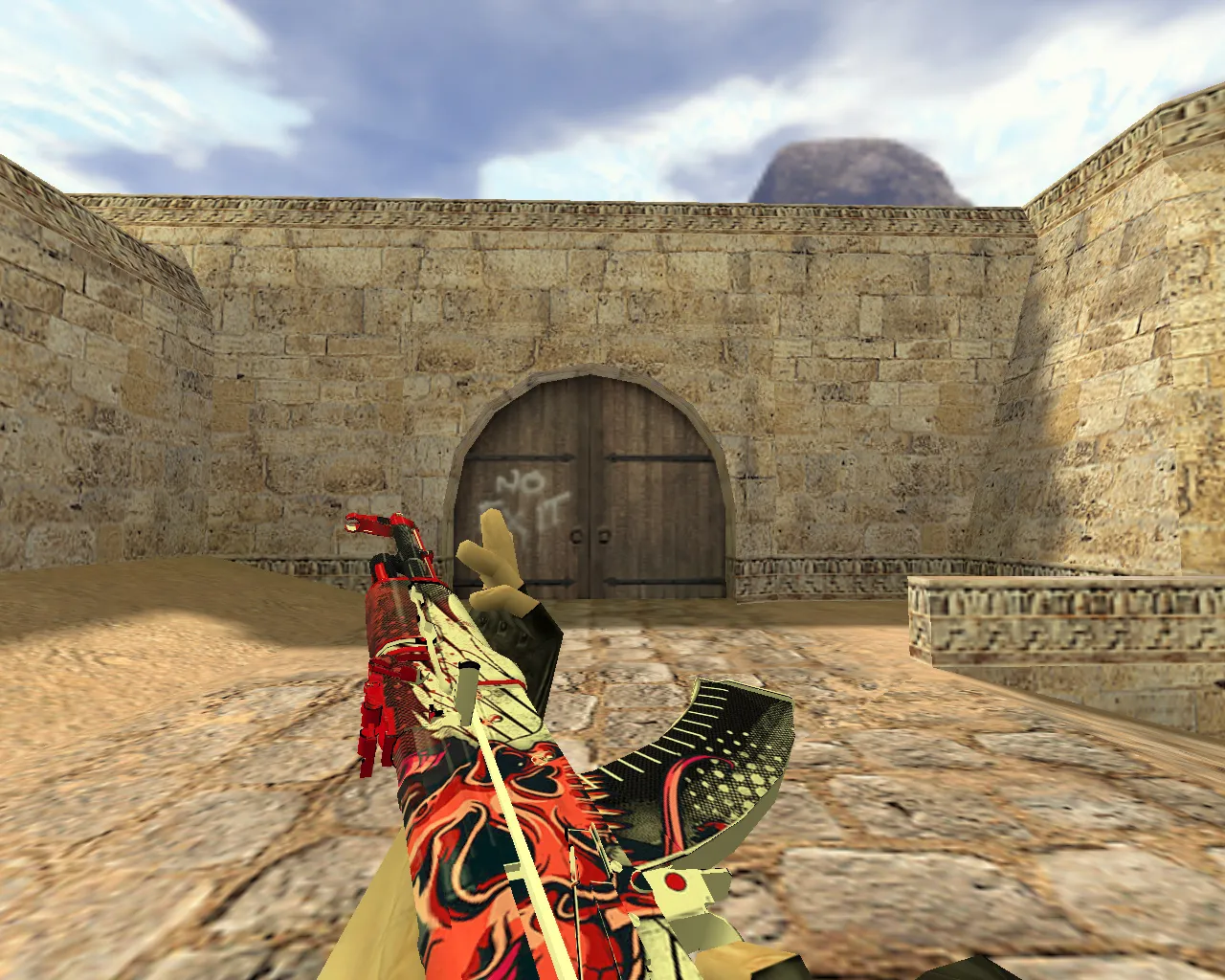 Скриншот Модель АК-47 Шакал для CS 1.6 - Качественная текстура и анимация