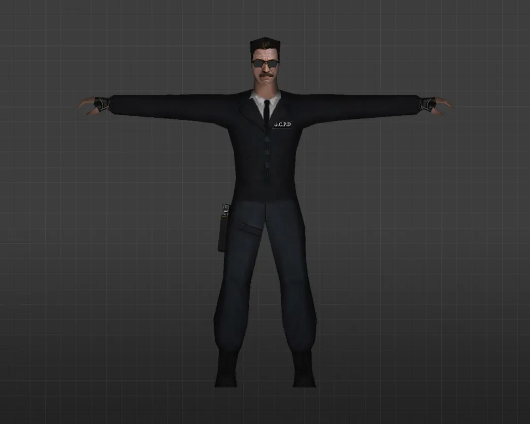 Скриншот Модель «Джим Гордон» для CS 1.6 - Уникальный скин для игры