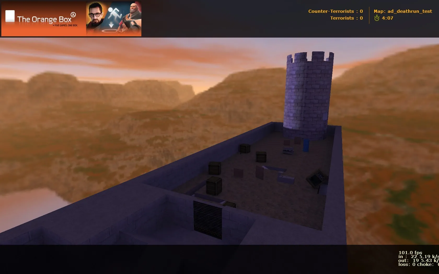 Скриншот  deathrun_ad_surftoprincess для CS 1.6: точки, маршруты, .nav и оптимизация