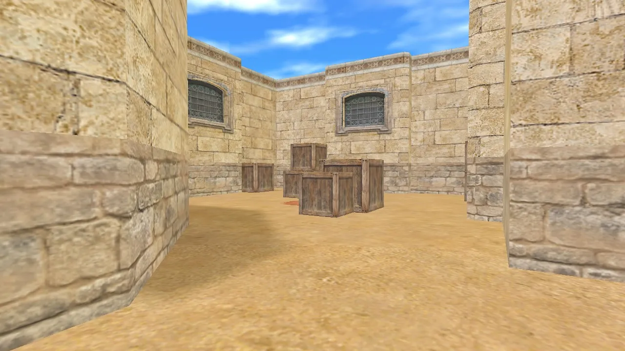 Скриншот  Карта «de_hostile_clan» для CS 1.6 - Тактический обзор и особенности