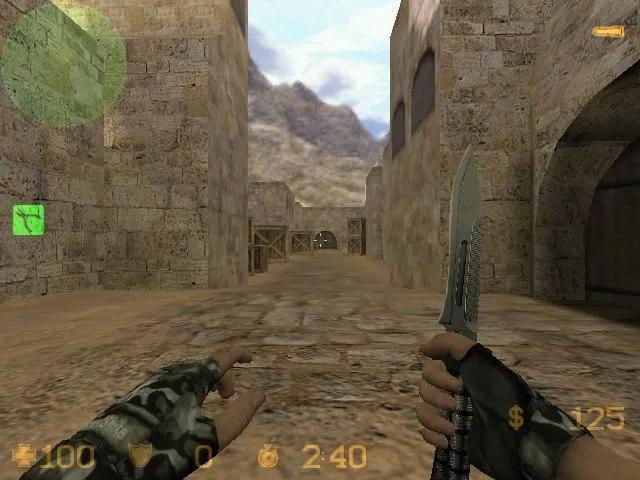 Скриншот  Карта de_dust_x_version для CS 1.6: точки, маршруты, .nav и оптимизация wpoly/epoly