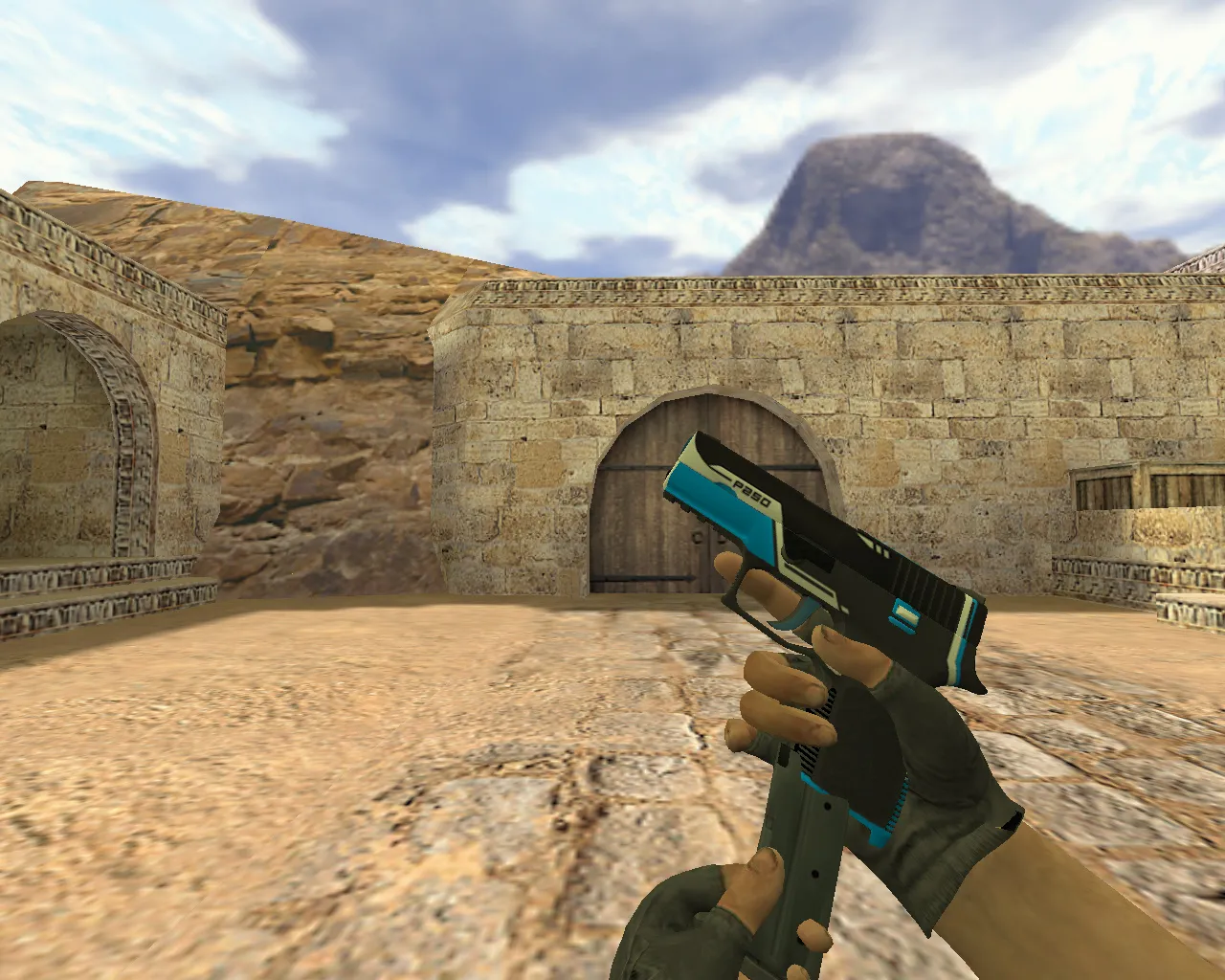 Скриншот Модель «P250 Голубая мощь» для CS 1.6 - Идеальный выбор