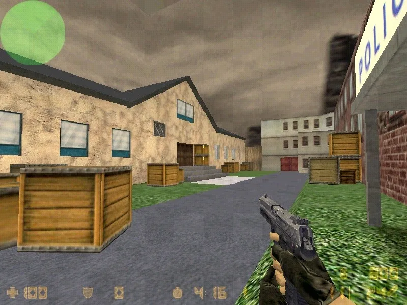 Скриншот Карта de_eat_my_shorts для CS 1.6: тактика, точки, .nav для ботов и оптимизация wpoly/epoly