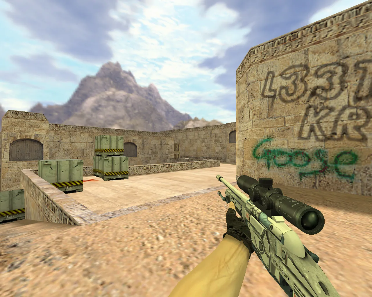 Скриншот Модель «SSG-08 Призрачный фанатик» для CS 1.6 - Оружие