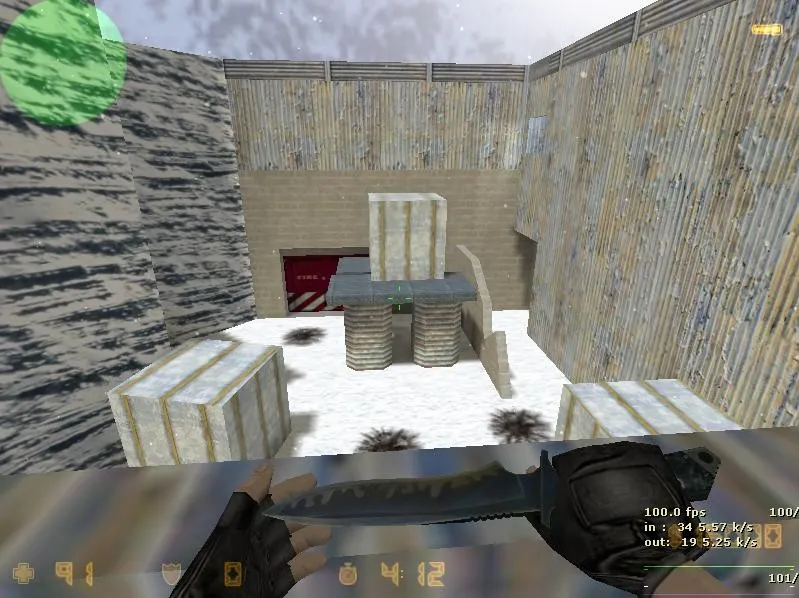 Скриншот  Карта de_frozen_remix для CS 1.6: точки, баланс сторон, .nav и оптимизация wpoly/epoly