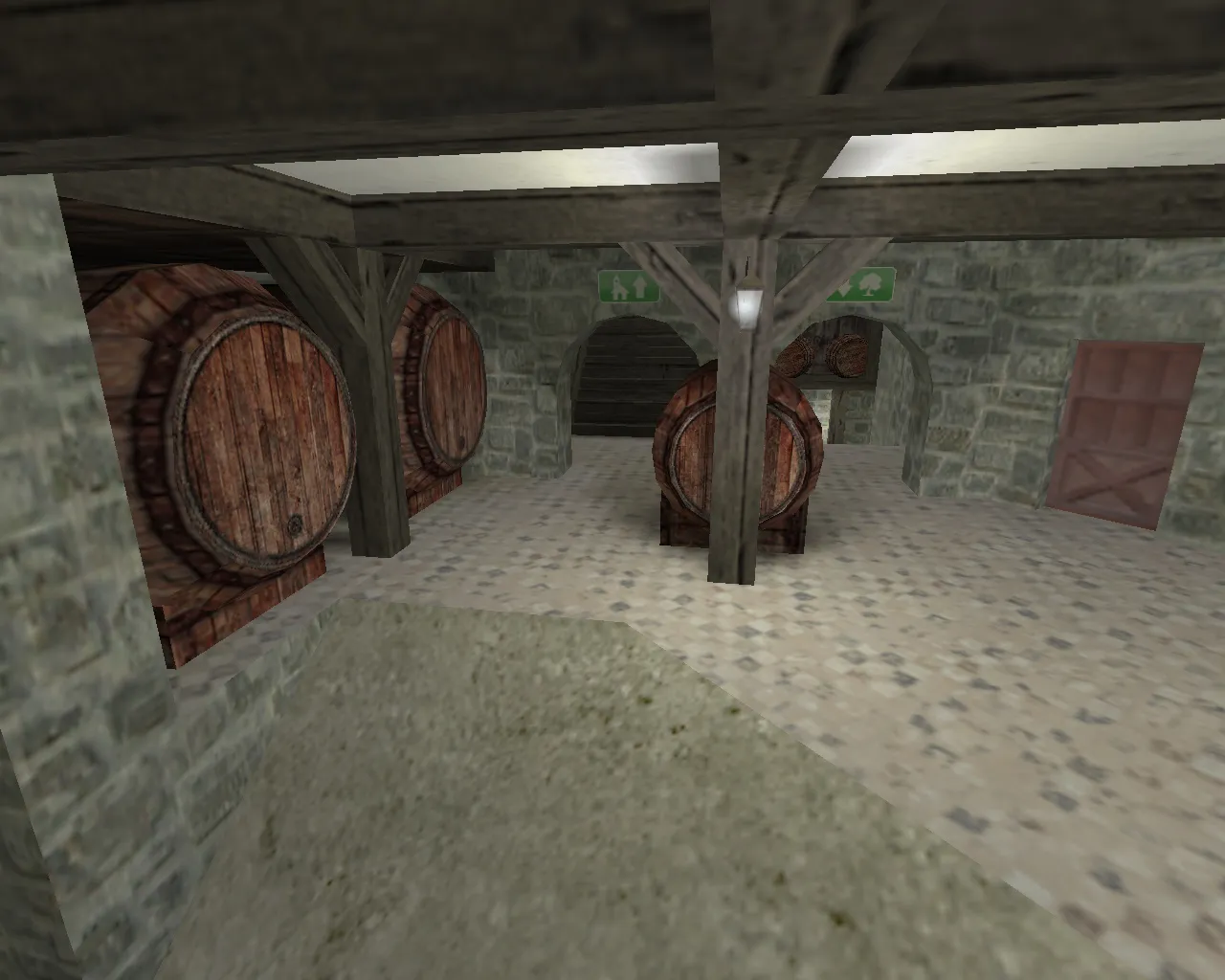 Скриншот  cs_besiege: карта для CS 1.6 — тактика за CT и T, .nav для ботов, оптимизация wpoly/epoly